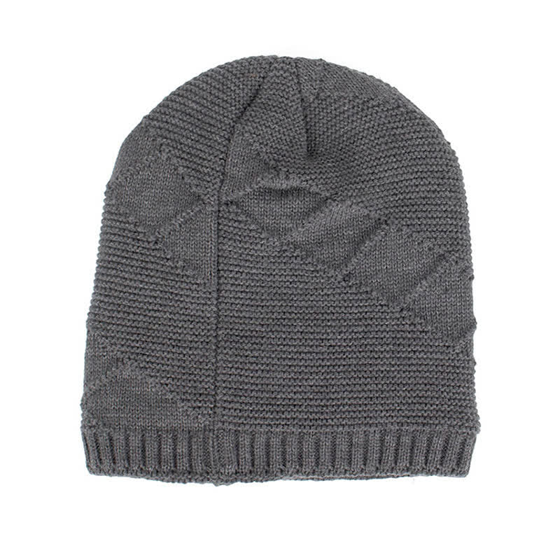 Cappello lavorato a maglia invernale casual in tinta unita