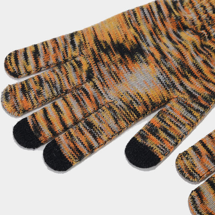 Set di 3 cappelli, sciarpe e guanti multicolore unisex