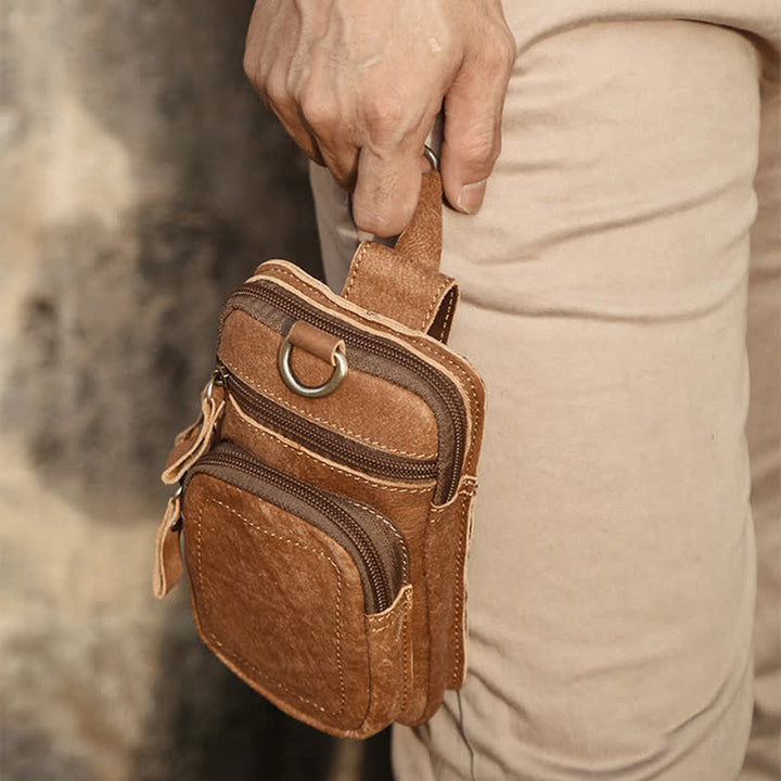 Borsa da cintura per il tempo libero, grande capienza, per il business e lo sport