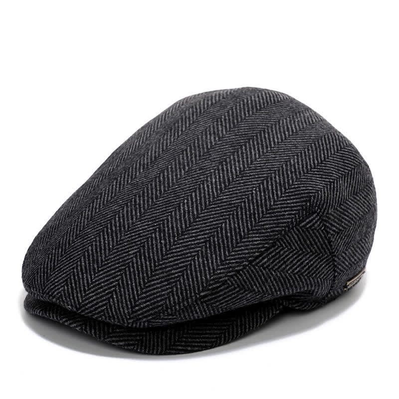 Berretto piatto con paraorecchie Sport Ivy - Spina di pesce grigia - Regolabile (circa 22"-23 5/8") - image 7
