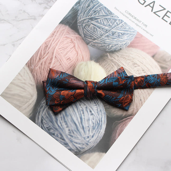 Papillon da ballo con stampa floreale multi-stile da uomo