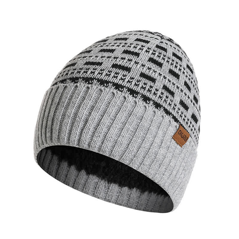 Set di 3 cappelli, sciarpe e guanti a doppio strato in maglia - image 5