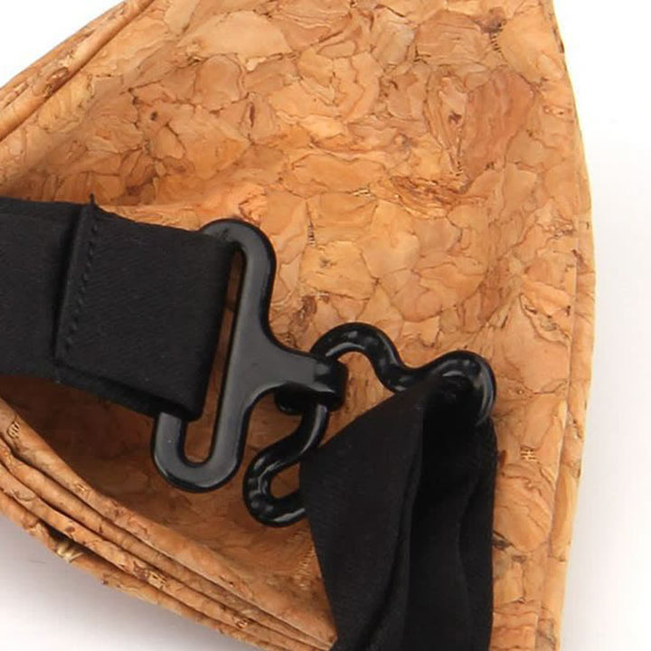 Papillon creativo da uomo in legno di sughero semplice