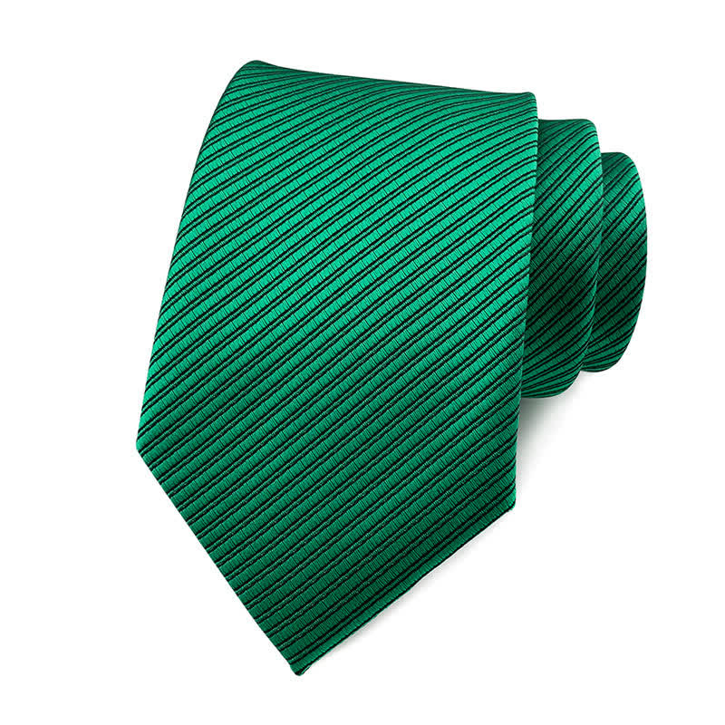 Cravatta da lavoro discreta in twill tinta unita da uomo