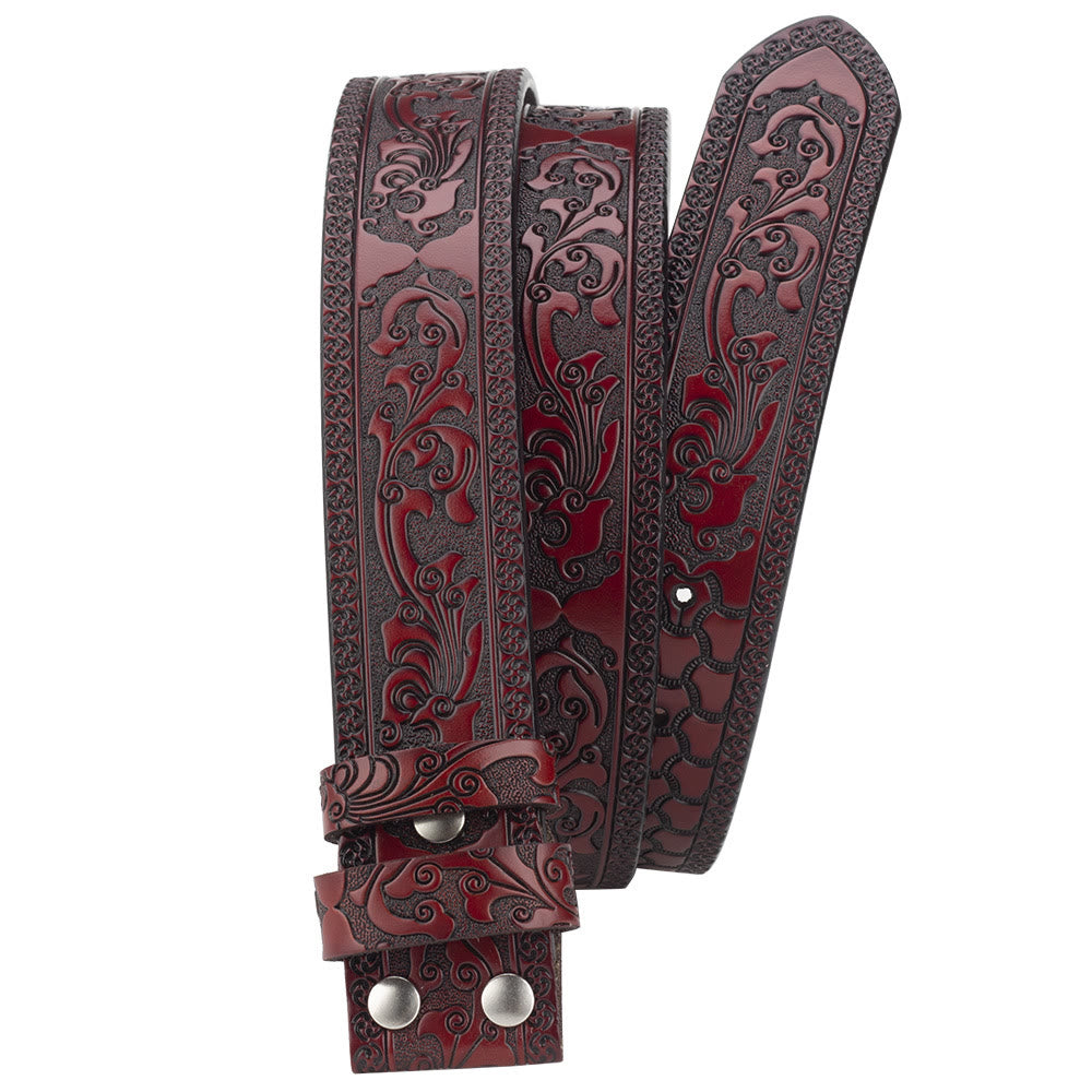 Cintura in pelle con fibbia da cowboy con bandiera americana fai da te da uomo