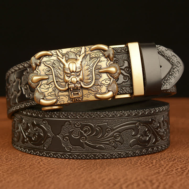 Cintura in pelle Mighty Dragon Claw da uomo