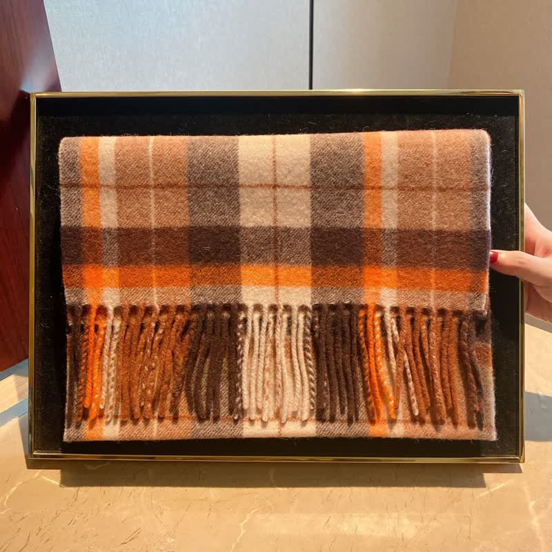 Sciarpa scozzese calda e grande in cashmere unisex di Edimburgo