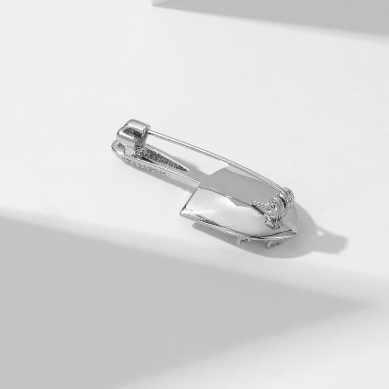 Spilla unisex placcata Mini Pala