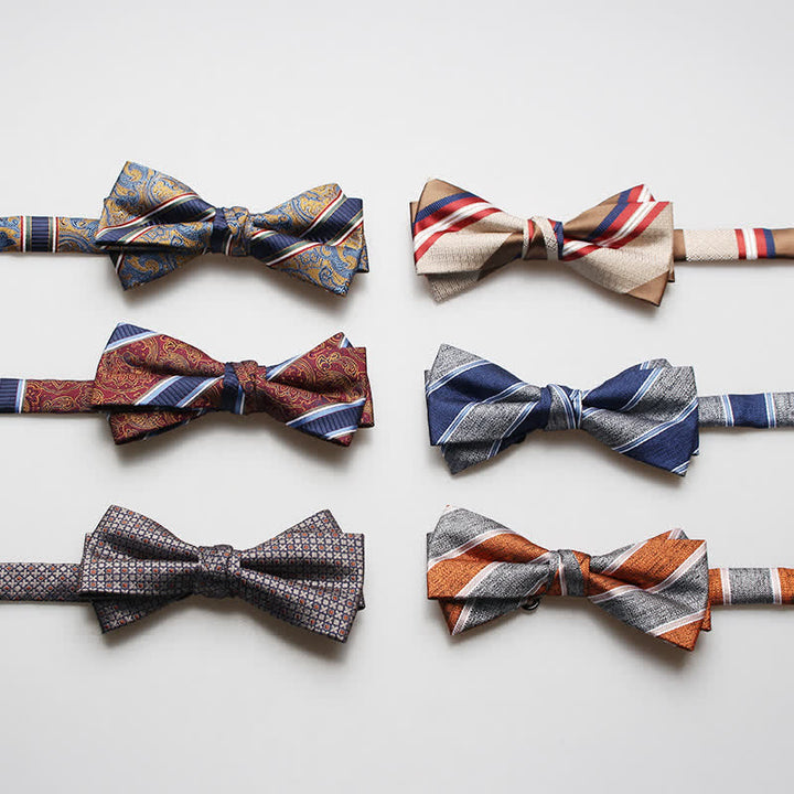 Papillon da ballo con stampa floreale multi-stile da uomo