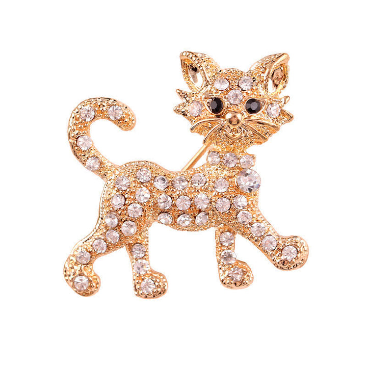 Spilla da donna a forma di gattino carino