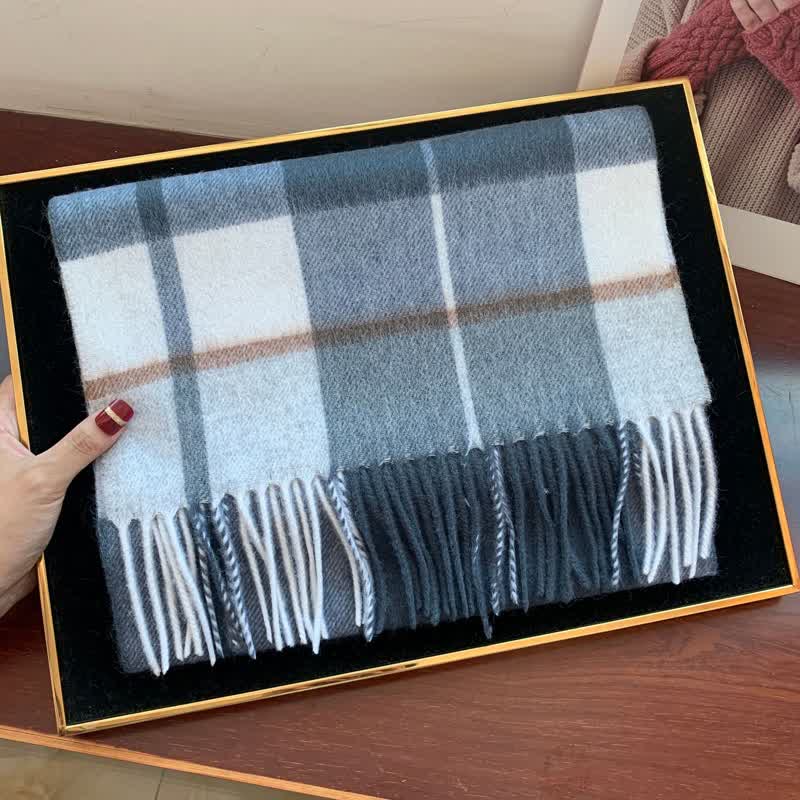 Sciarpa scozzese calda e grande in cashmere unisex di Edimburgo