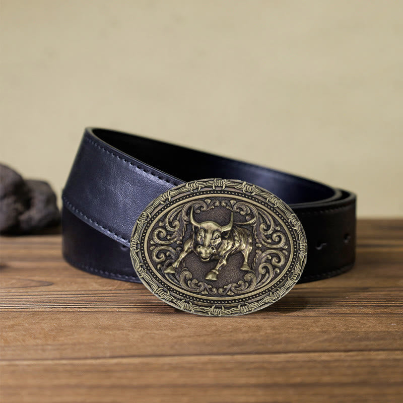 Cintura in pelle con fibbia da torero da cowboy fai da te da uomo