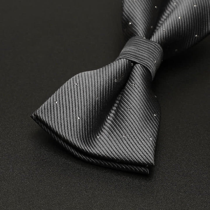 Papillon da smoking formale a pois da uomo - image 3