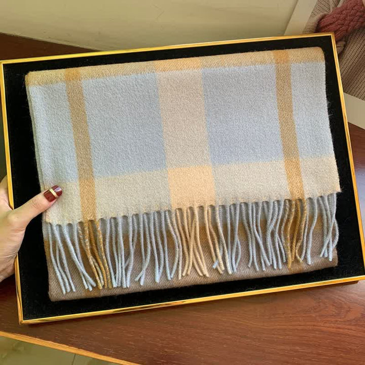 Sciarpa scozzese calda e grande in cashmere unisex di Edimburgo