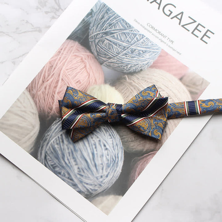 Papillon da ballo con stampa floreale multi-stile da uomo