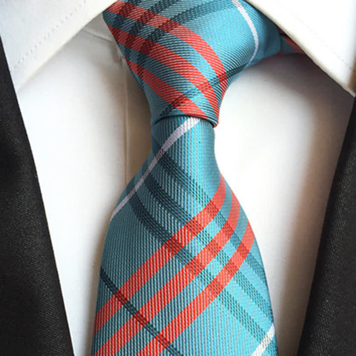 Cravatta classica scozzese da uomo - image 19