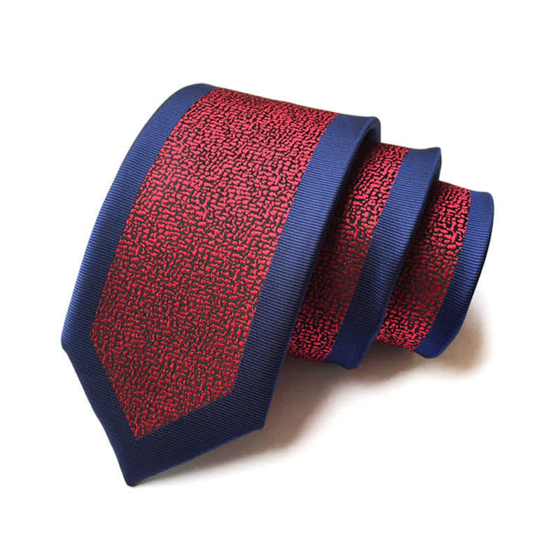 Cravatta Prestige Rock Grain da uomo - Borgogna - image 2
