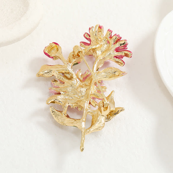 Spilla creativa da donna con margherita floreale