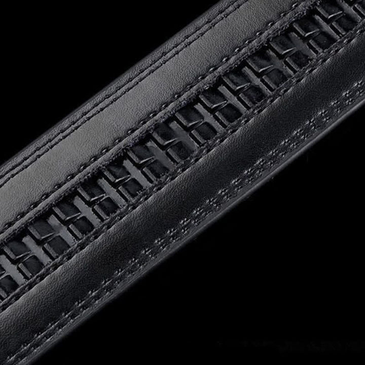 Cintura in pelle con fibbia automatica Animal Eagle da uomo