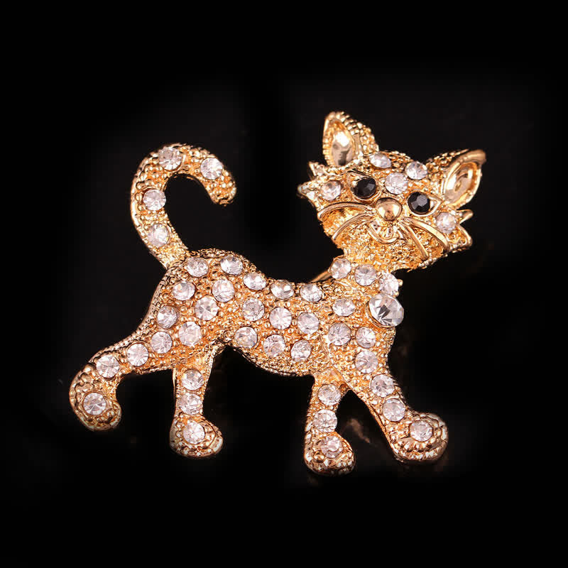 Spilla da donna a forma di gattino carino